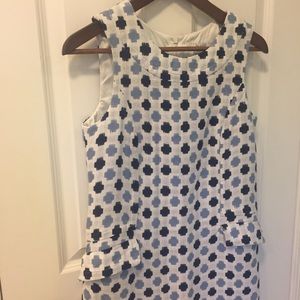 Blue Printed Boden Dress
